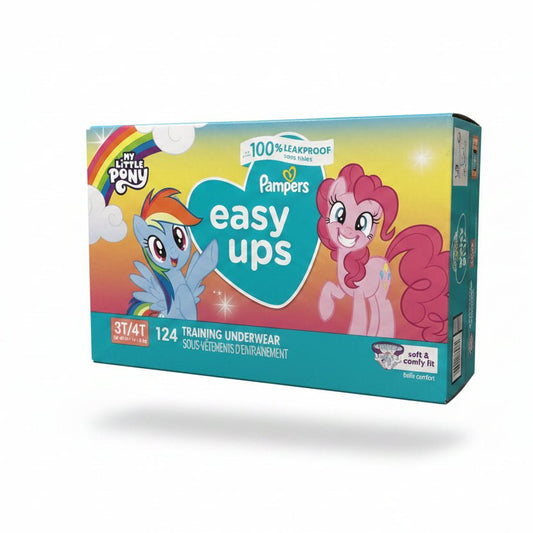 New Pampers Easy Ups Disposable Training Pants Pull - Ups (Size 3T/4T - 124ct) - Kidsy