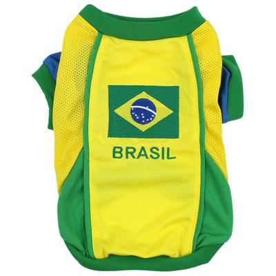 New Parisian Pet Brazil Dog Team Jersey - Kidsy