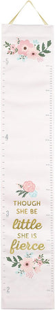 New Pearhead Floral Wall Growth Chart for Girls - Kidsy