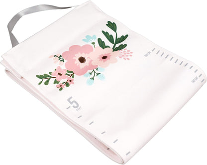 New Pearhead Floral Wall Growth Chart for Girls - Kidsy