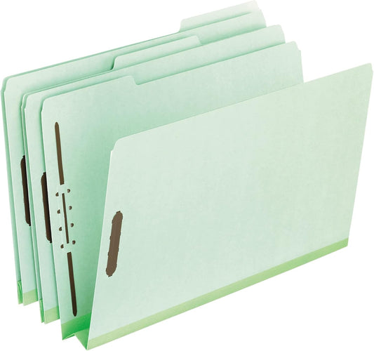 New Pendaflex Pressboard Fastener Folders Letter Size 25 Box (Light Green) - Kidsy