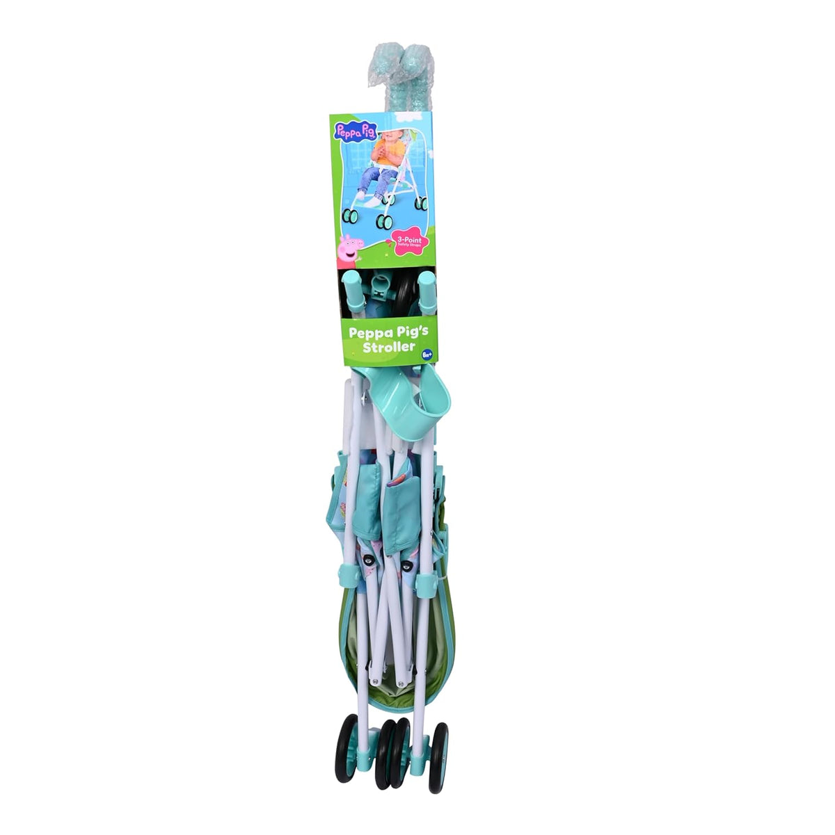 New Peppa Pig Umbrella Stroller for Toddlers (Blue, Green) - Kidsy