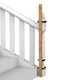 New Perma Child Safety Extra Tall Universal Banister Adapter Kit for Pressure and Hardware Mounted Baby Gates up to 42" Tall - Kidsy