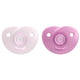 New Philips Avent 2 - Pack Soothie Shapes Pacififers (0 - 3M - Purple) - Kidsy