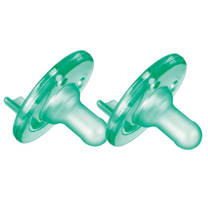 New Philips Avent Soothie Pacifier 0–3m 2pk (Green) - Kidsy