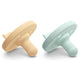 New Philips Avent Super Soothie Pacifier 3–18 Months 2 CT (Light Yellow/Pastel Cyan) - Kidsy