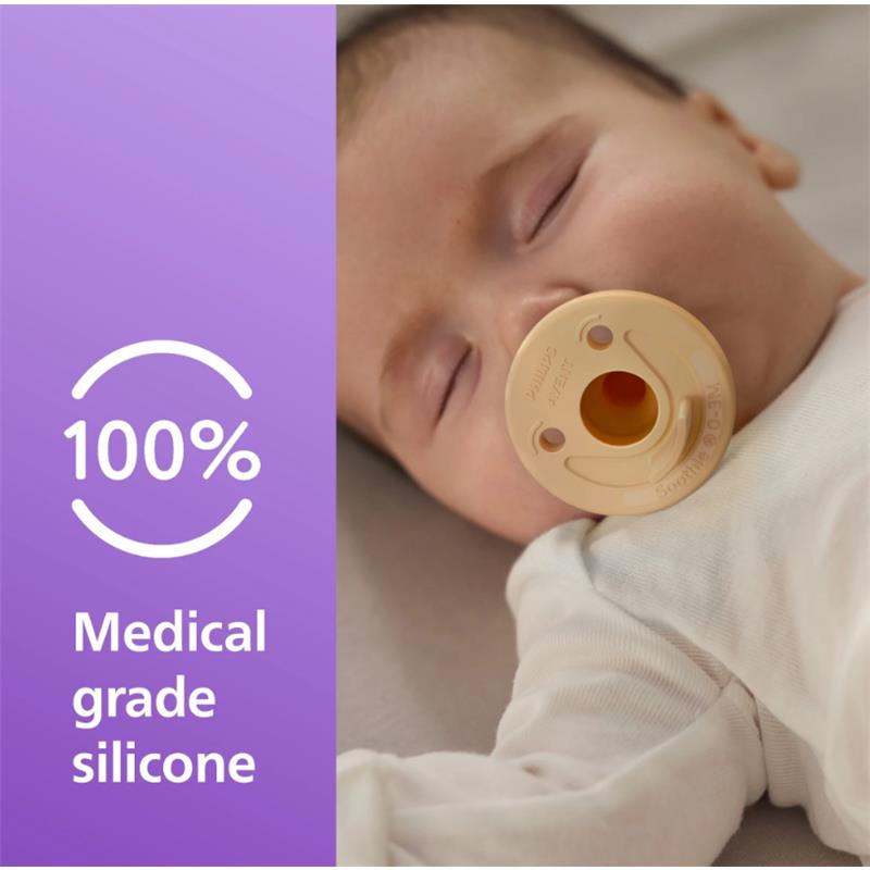 New Philips Avent Super Soothie Pacifier 3–18 Months 2 CT (Light Yellow/Pastel Cyan) - Kidsy