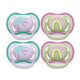 New Philips Avent Ultra Air Pacifier - 4 X Light (Lilac Sun / Green Rainbow) - Kidsy