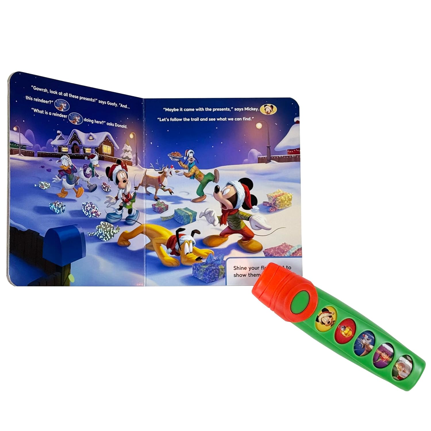 New PI Kids Disney Mickey Christmas Flashlight Sound Book Set - Kidsy