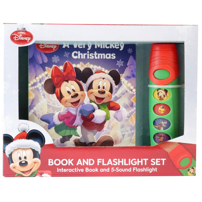 New PI Kids Disney Mickey Christmas Flashlight Sound Book Set - Kidsy