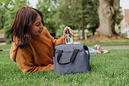 New Picnic Time On The Go Soft Cooler Lunch Bag (Navy Blue) - Kidsy