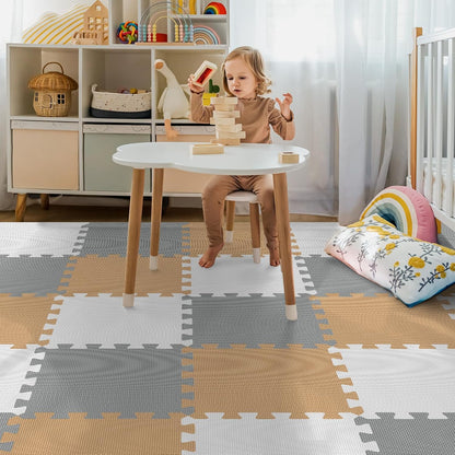 New PIGLOG 36Pcs Baby Play Mat for Floor (Classic) - Kidsy