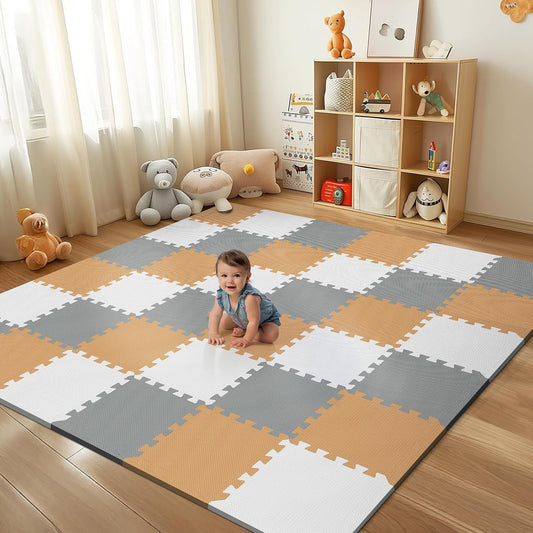 New PIGLOG 36Pcs Baby Play Mat for Floor (Classic) - Kidsy