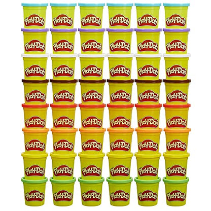 New Play - Doh 48 - Pack Modeling Compound 3 oz Cans - Kidsy
