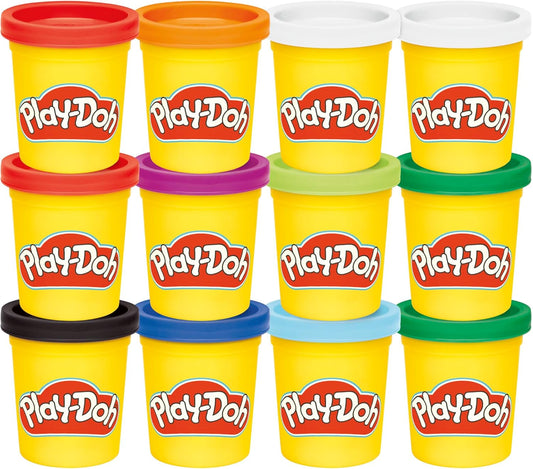 New Play - Doh Jewel Colors 12 Pack 4 Ounce Cans Modeling Compound Set - Kidsy