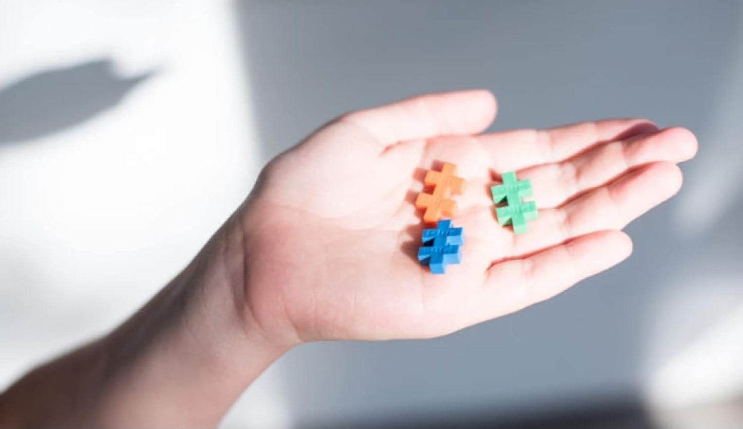 New PLUS PLUS Open Play Set 1200 Piece Construction Building Stem Toy Interlocking Mini Puzzle Blocks - Kidsy