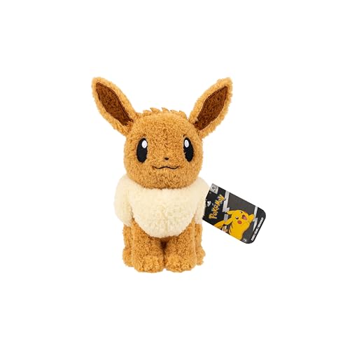 New Pokemon Cuddly Eevee Plush - 8" - Kidsy