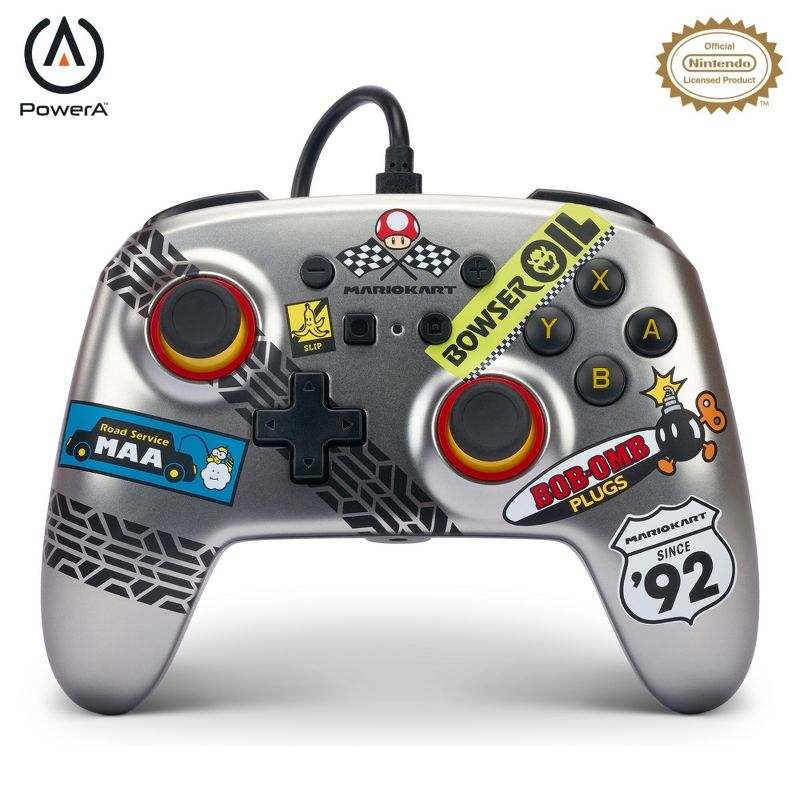 New PowerA Enhanced Wired Controller for Nintendo Switch - Mario Kart - Kidsy