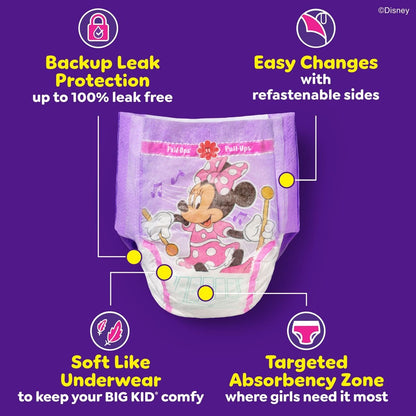 New Pull - Ups Girls' Learning Designs Training Pants (Size 2T - 3T, 124ct, Disney) - Kidsy