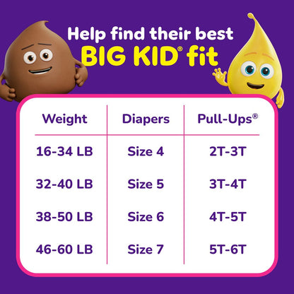 New Pull - Ups Girls' Learning Designs Training Pants (Size 2T - 3T, 124ct, Disney) - Kidsy