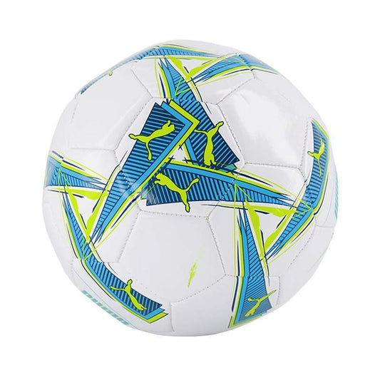 New Puma Size 5 Soccer Ball (White/Blue) - Kidsy
