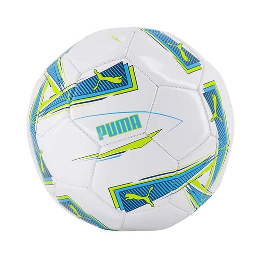 New Puma Size 5 Soccer Ball (White/Blue) - Kidsy