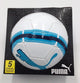 New Puma Soccer Ball Size 5 (White/Blue) - Kidsy