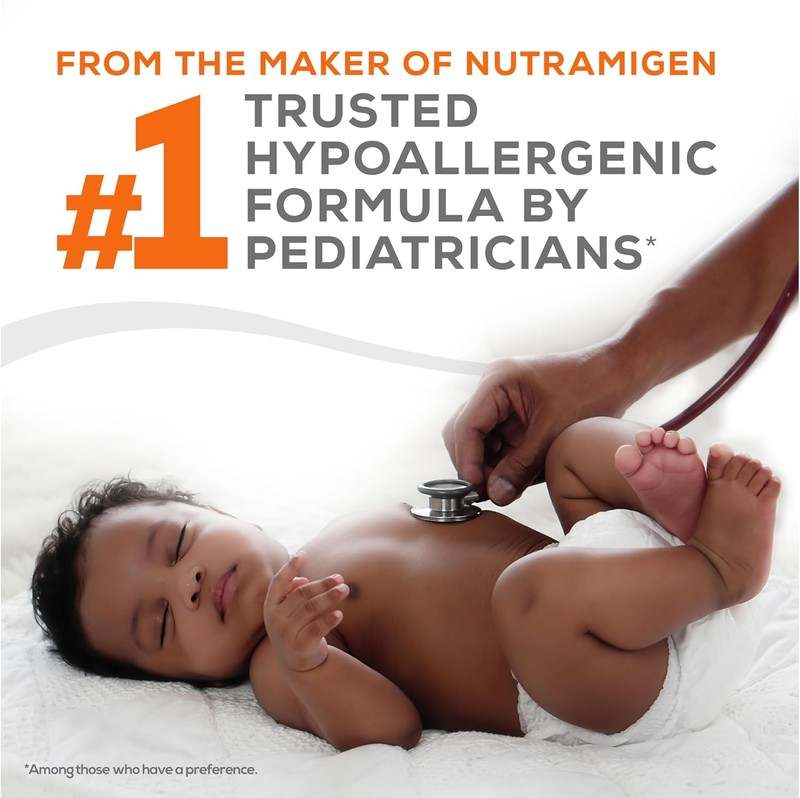 New PurAmino Hypoallergenic Infant Formula, for Severe Food Allergies, Omega - 3 DHA, Iron, Immune Support 14.1 Oz (4 Pack) - Kidsy