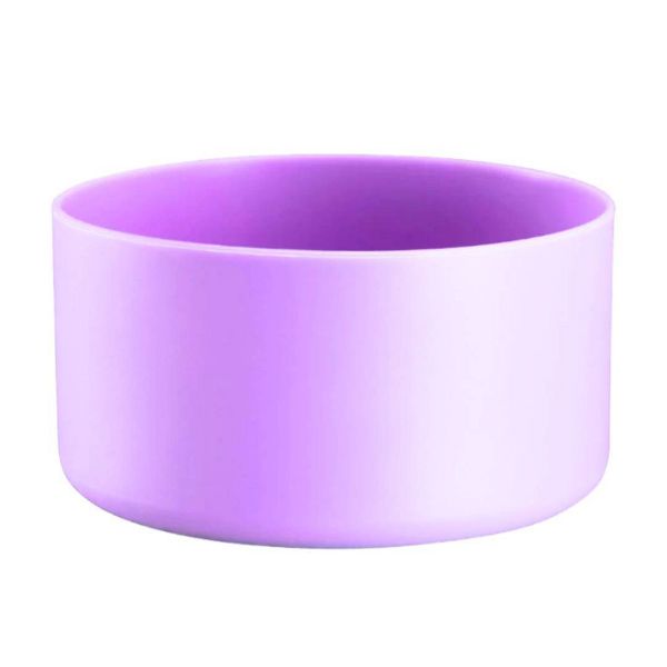 New Purple Silicone Bottle Boot: CharCharms Drinkware Accessory, Dishwasher - Safe for Hot & Cold Beverages - Kidsy