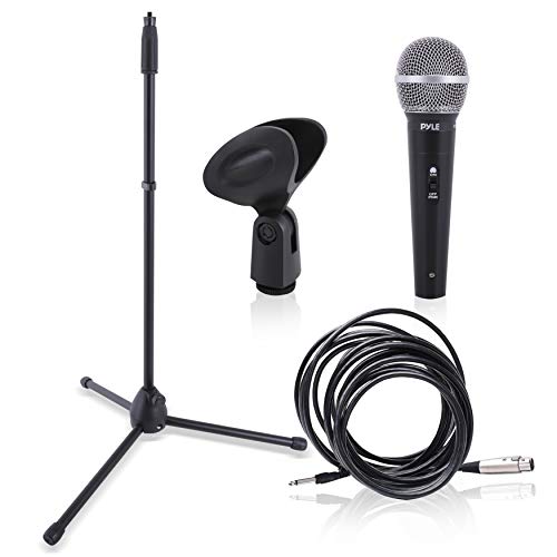 New Pyle Professional Handheld Dynamic Microphone Kit Black - Kidsy