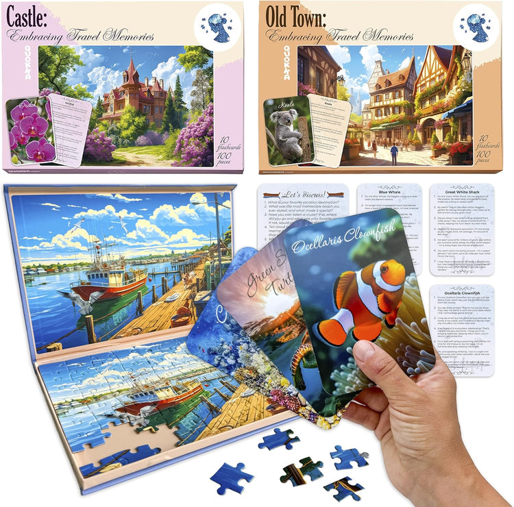 New QUOKKA Dementia Puzzle Set Large Pieces (100 Pieces) - Kidsy