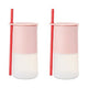 New Rabbit Frozen Cocktail Silicone Tumblers, Set of 2 (Pink) - Kidsy