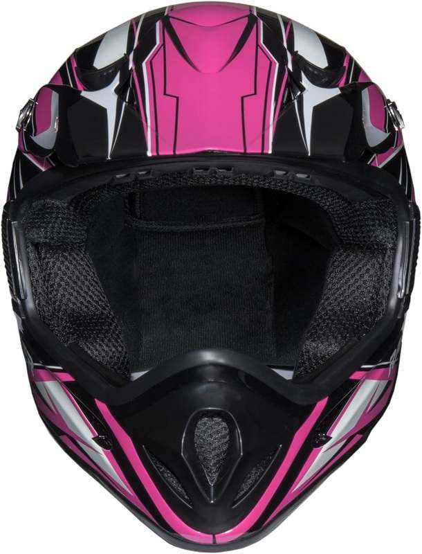 New Raider RX1 Adult MX Off - Road Helmet (Pink / Medium) - Kidsy