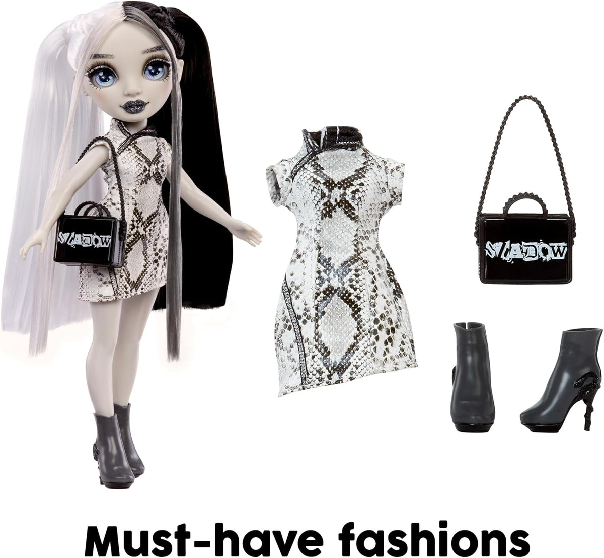 New Rainbow High Shadow High Heather Grayscale Fashion Doll 11 - Inch - Kidsy