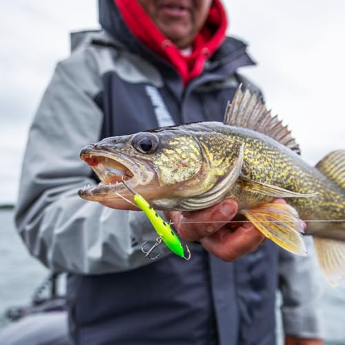 New Rapala Jigging Rap, Ice Fishing Jigging Lure, Walleye Pike and Perch Jig, Vertical Jigging Bait, 2 - 3/4", Fruit Punch - Kidsy
