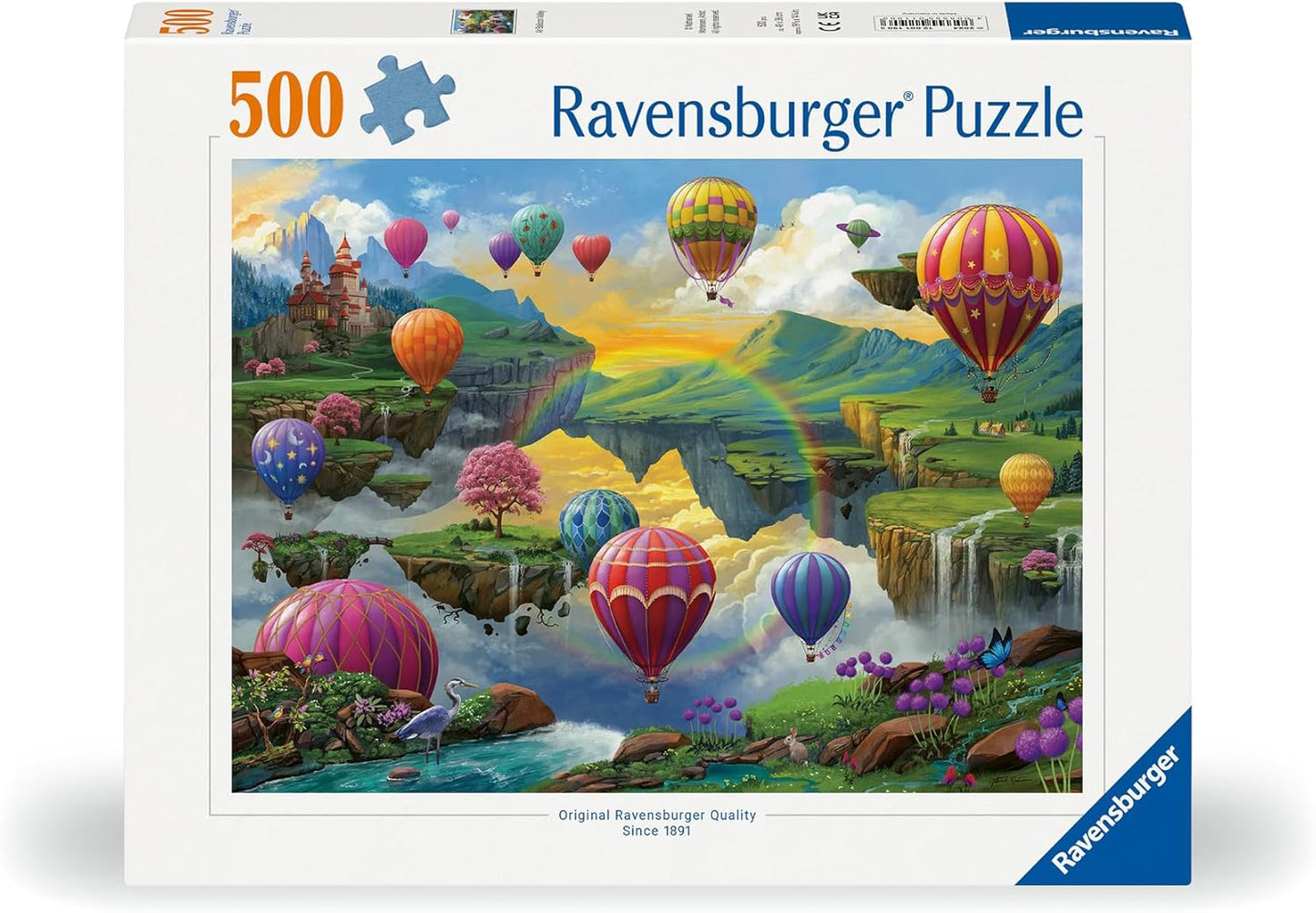New Ravensburger Air Balloon Valley 500 Piece Puzzle - Kidsy