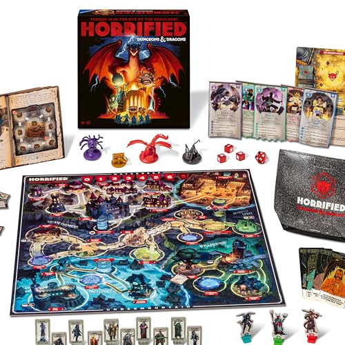New Ravensburger Horrified: Dungeons & Dragons Cooperative Strategy Board Game - Kidsy