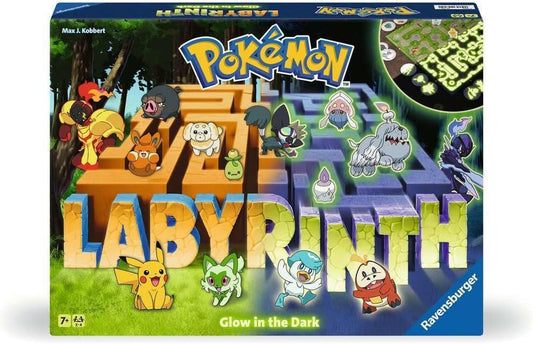 New Ravensburger Pokémon Labyrinth Glow in the Dark Board Game - Kidsy
