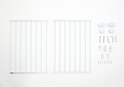 New Regalo 2 - in - 1 Extra Wide Safety Gate (White) - Kidsy