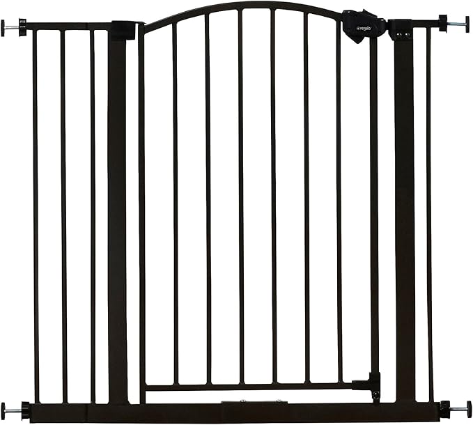 New Regalo Arched Decor Baby Gate (Bronze) - Kidsy