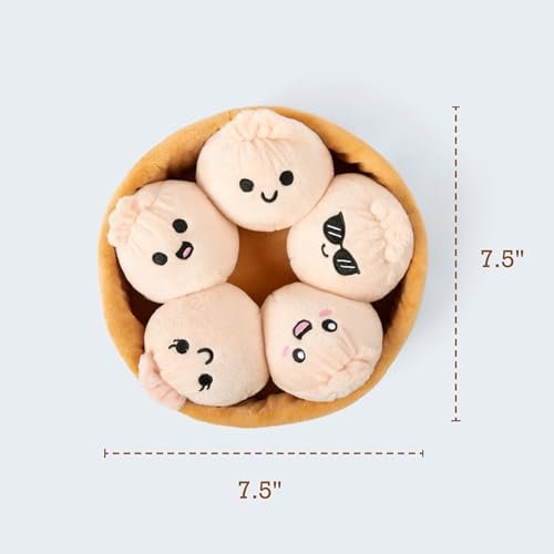 New Relatable Emotional Support Dumplings 5 Piece Plush Set (Beige) - Kidsy