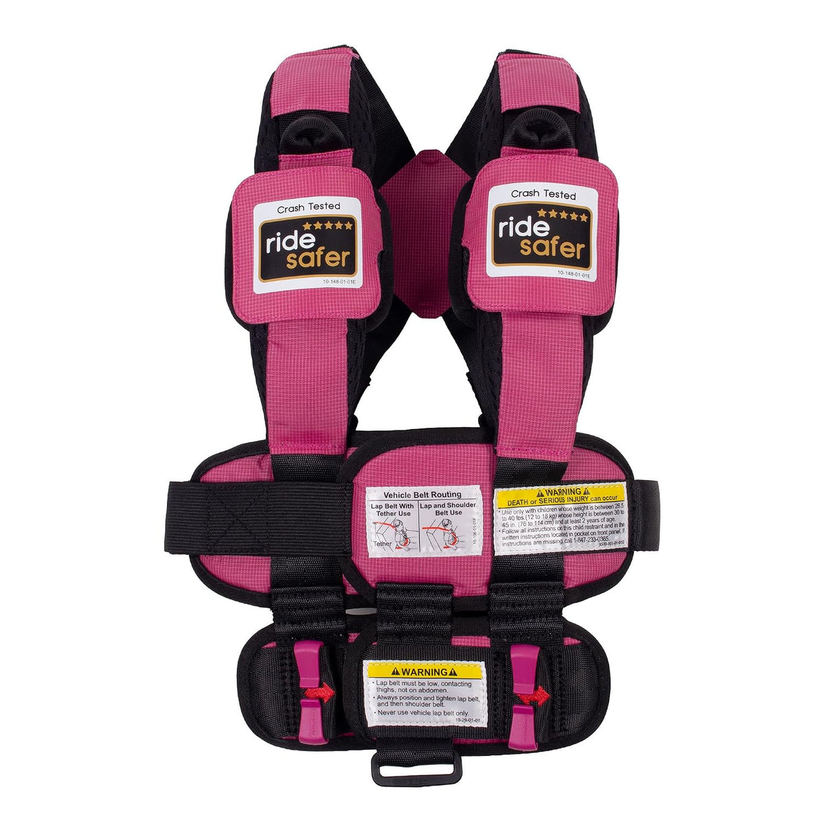 New RideSafer Gen 5 Portable Car Seat (Extra Small, Pink) - Kidsy