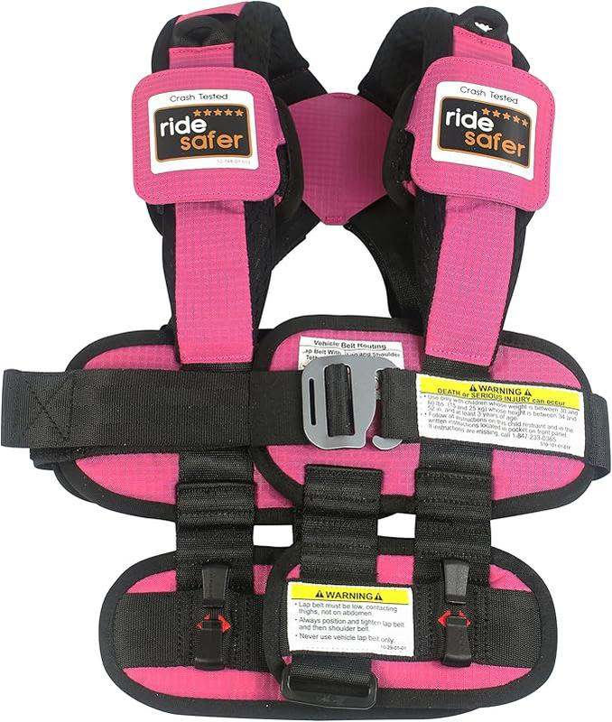New RideSafer Travel Vest (Large / Pink) - Kidsy
