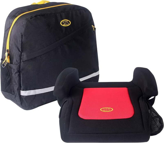 New RideSafer TravelSmarter Booster Seat (One Size, Black) - Kidsy