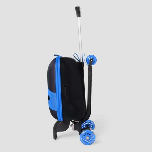 New Roll Rider Blue Kids Scooter Suitcase - Kidsy