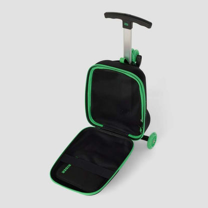 New Roll Rider Green Kids Scooter Suitcase - Kidsy