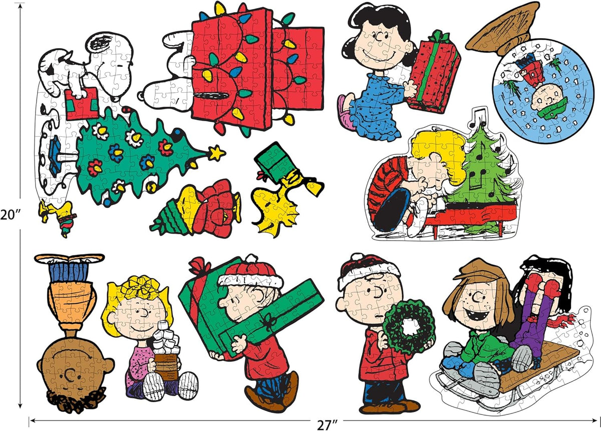 New RoseArt Peanuts Holiday Friends 500 - Piece Puzzle - Kidsy