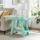 New Roundhill Furniture Athens Contemporary Wood Shelf Side Table (Teal) - Kidsy