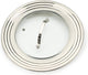 New RSVP Universal Tempered Glass Lid Insert (Stainless Steel) - Kidsy