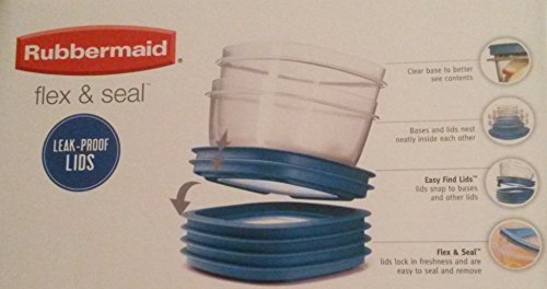 New Rubbermaid Flex and Seal 28 Pieces with Leak Proof Lids Food Storage Containers - Kidsy